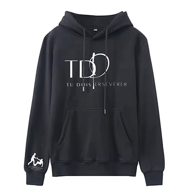 Sweat à capuche noir