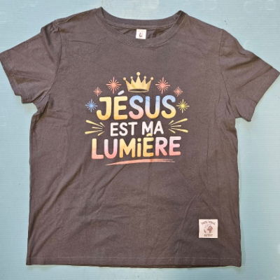 T-shirt rose côté coeur