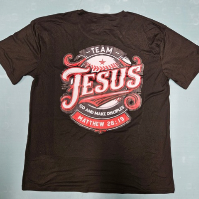 T-shirt bleu ciel logo en grand (Copie)6