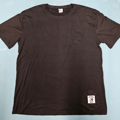 T-shirt bleu ciel logo en grand (Copie)6